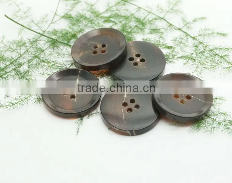 Natural Brown Horn Buttons