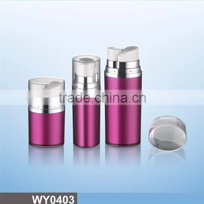 WY0319 airless bottle , SAN airless bottle,mellow cosmetic bottle,30ml airless bottle