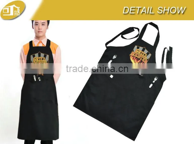 100% Cotton Black Grilling Aprons