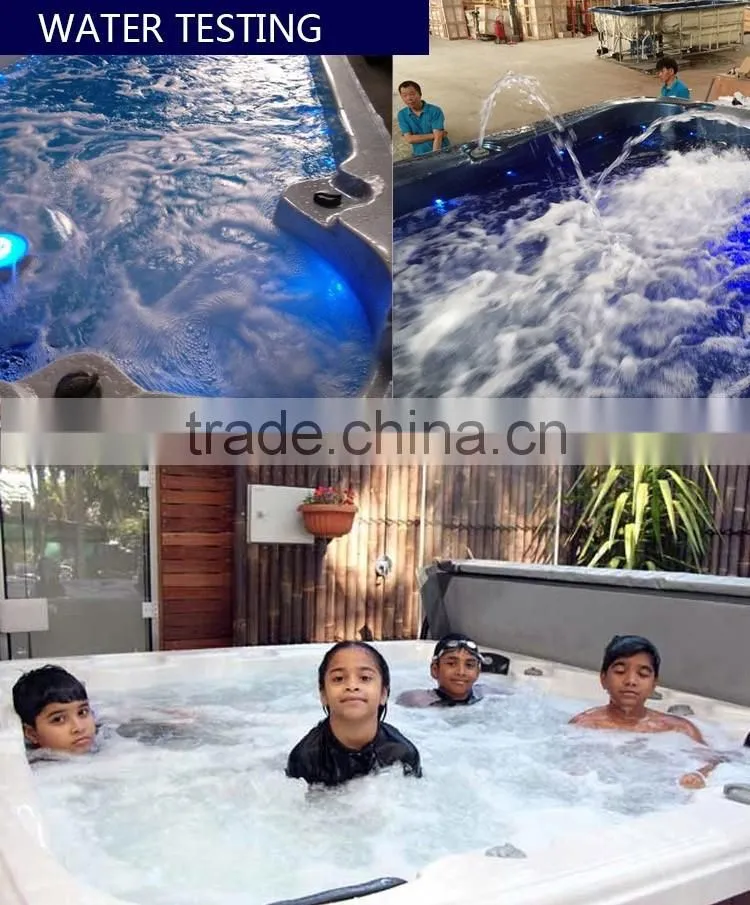 US Acrylic Fiberglass 5.8 Meters Sex Massage Mobile Swim Spa Pool JY8601