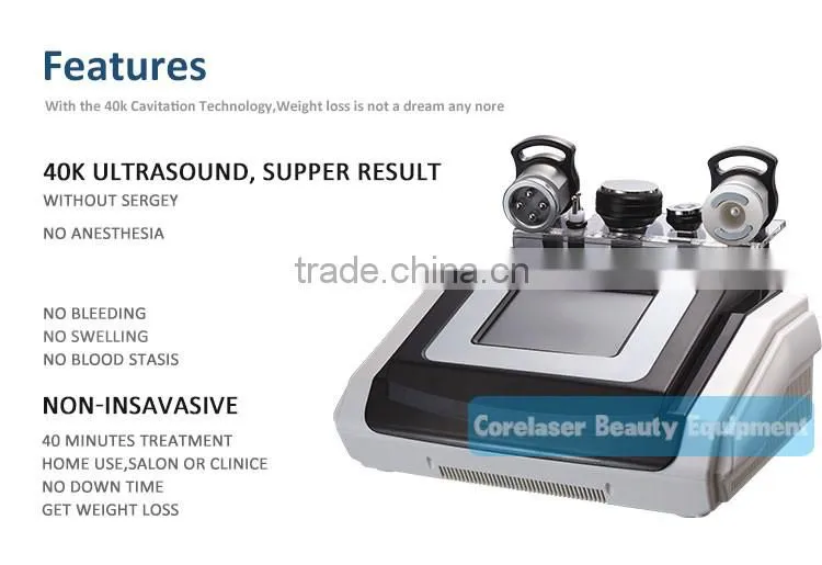 Best selling products ultrasonic cavitation body slimming weight loss