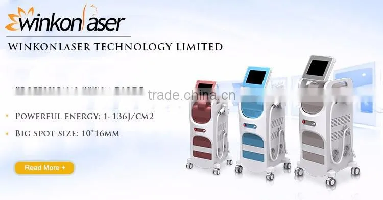 2500w 10mm*16mm (6 bar) infrared permanent diode laser 808nm hair removal machine
