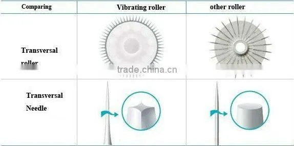 electric power micro needle dermaroller cellulite treatment skin care derma roller