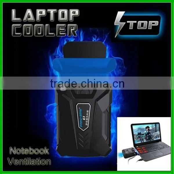 Shenzhen factory Univeral Air ejector fan laptop Cooling pads