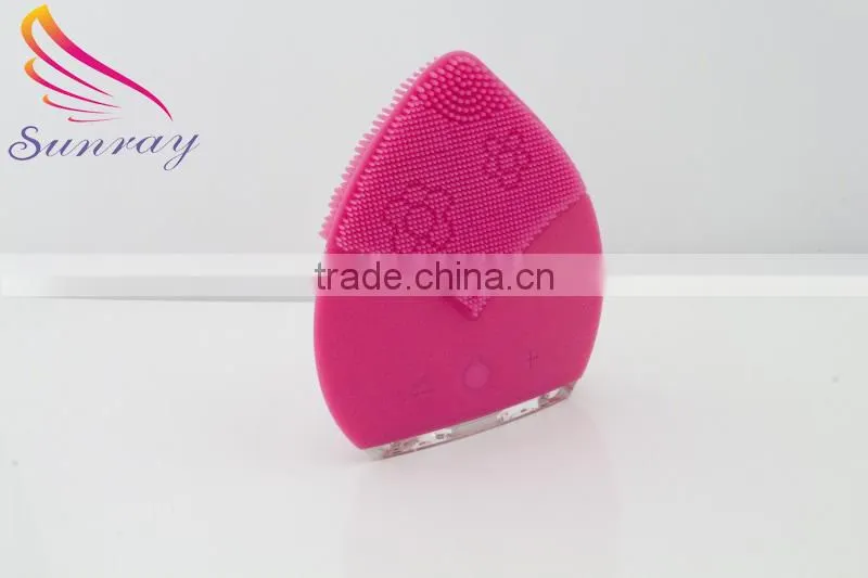 Quality face washing cleaner/cleaning facial brush/beauty tool silicone facial