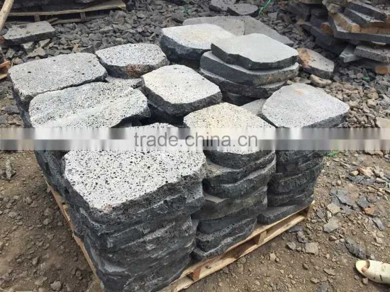 Basalt stone cube hand made