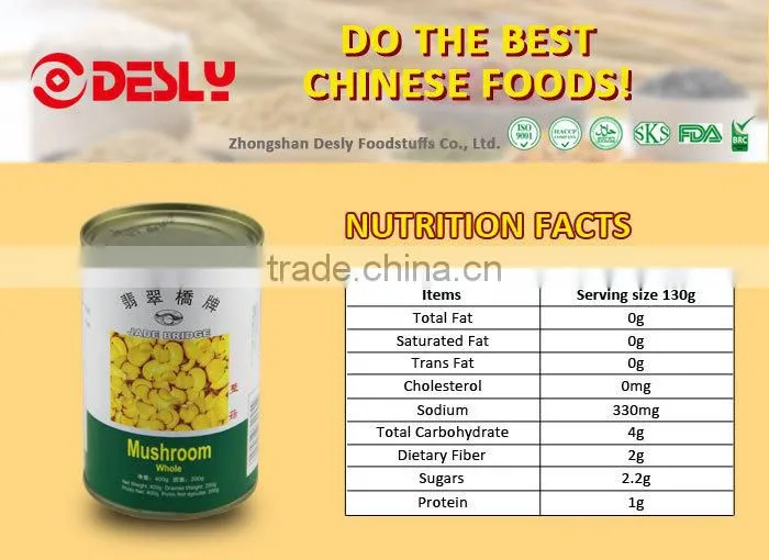 to cook canned whole button mushroom brands