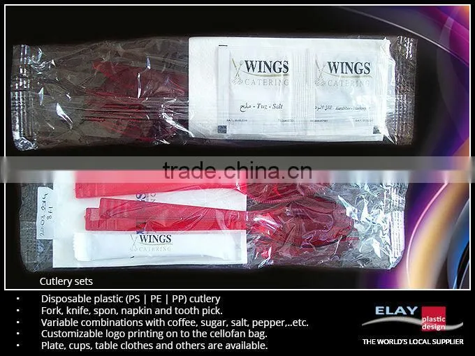 Disposable Plastic Cutlery Packs