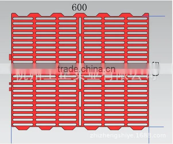 500*600mm Plastic Injection Piggery Slatted Floor