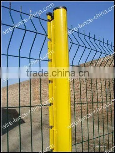 Peach post wire mesh fence/best quality/tie galvanized welded wire mesh fence/