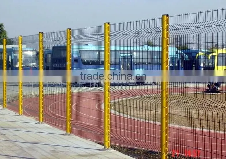 easily assembled Peach post PVC coated fence panel