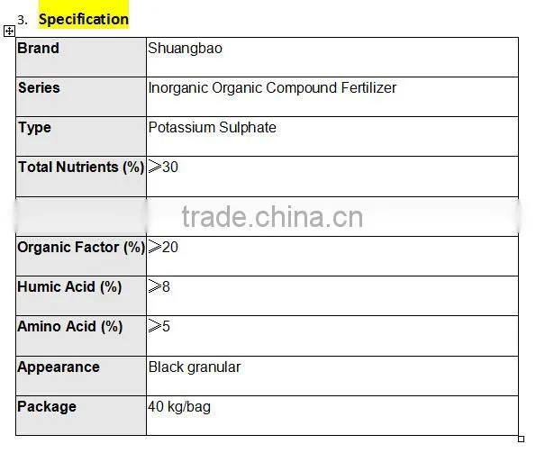 All-purpose Inorganic and Organic Fertilizer 14-6-10