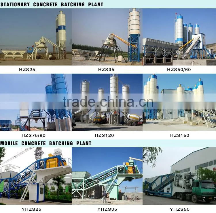 Construction machinary high demend mobile cement concrete batching plant