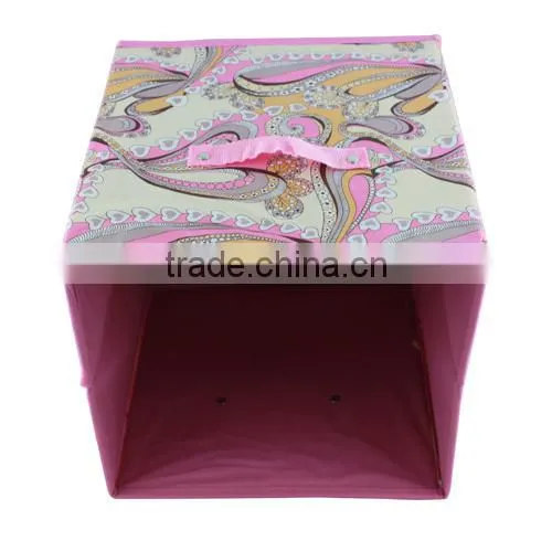 Factory wholesale home garment saving storage box, Reusable non-woven high capacity organizer lidless(BBHT006)