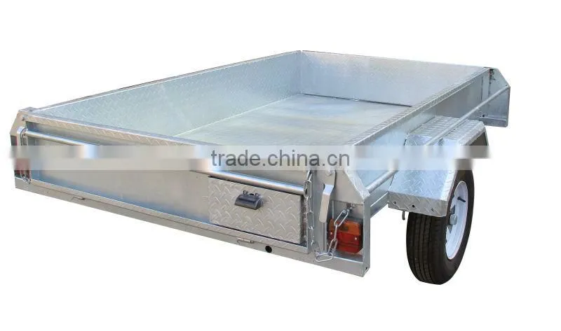 Australian chequer plate trailer,full welding trailer,tipping trailer
