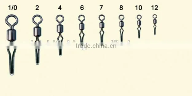 Fishing Rolling swivel with side line clip