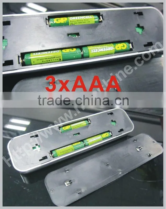 hot rectangle magnetic waterproof touch light with 5led