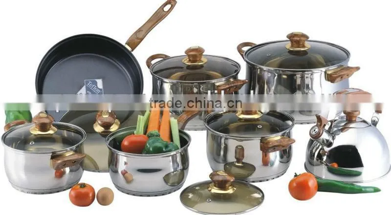 14pcs kitchen non-stick cookware sets