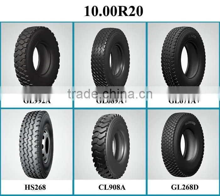 Alibaba Hot sale different types radial truck tyre 1000r20