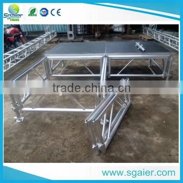 2017 Steel folding stage for hotel wedding stage dancing stage