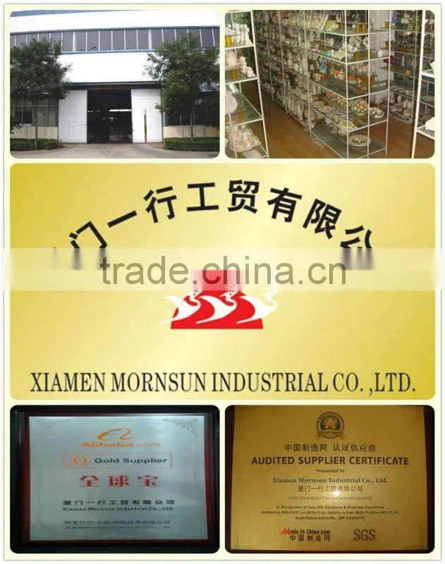 Promotional handmade porcelain swan vase