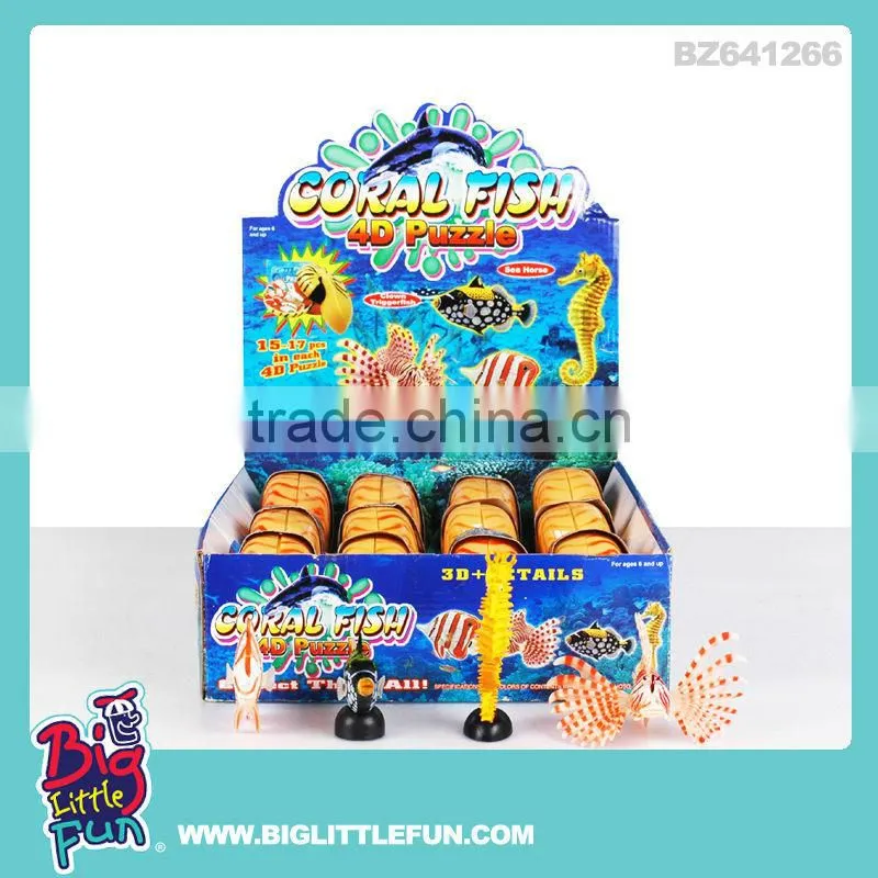 KIDS ASSEMBLY MARINE LIFE TOY 3D MAGIC PUZZLE