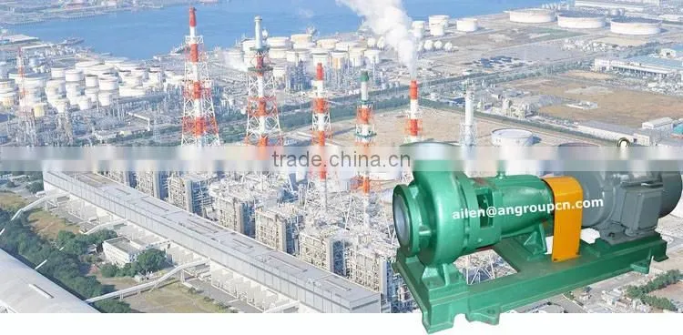 Single Stage End Suction Centrifugal Chemical Oil Refinery Pumps
