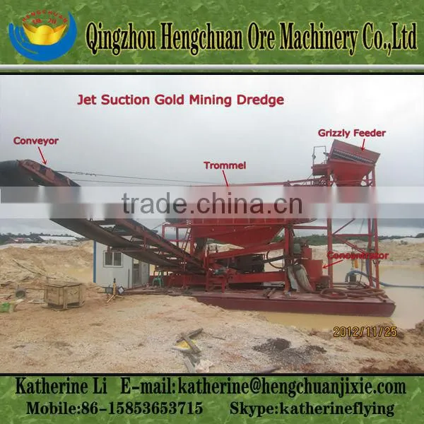 Best Selling Gold Suction Dredges Boat For Sale