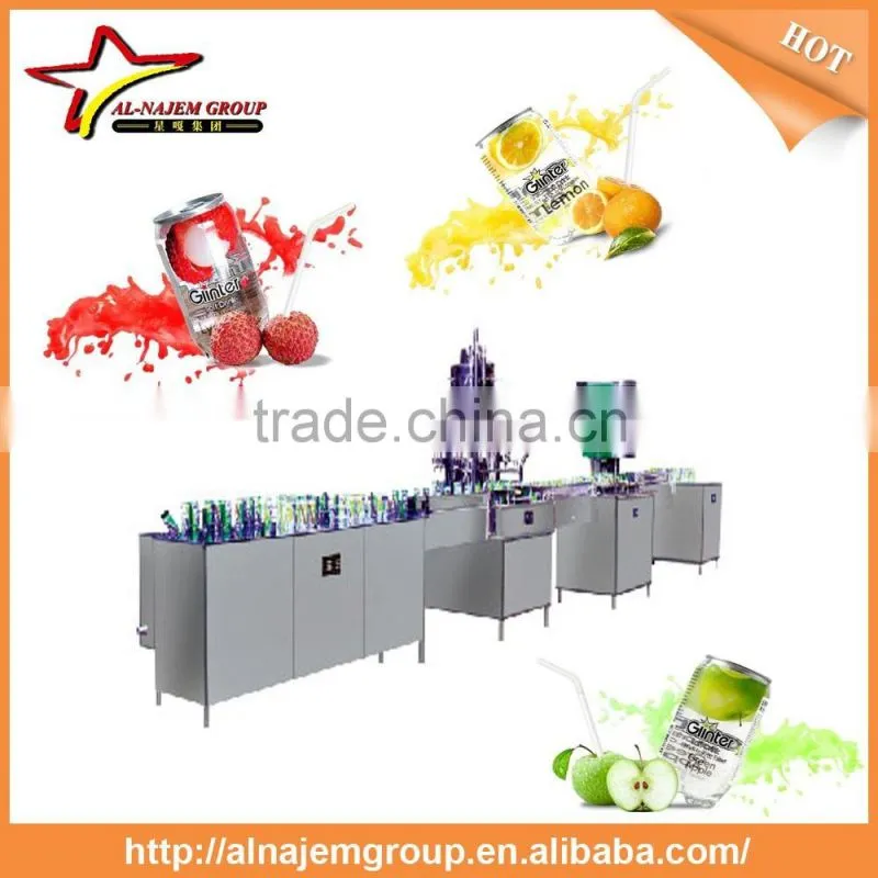 sparkling beverage filling production line washing pulp filling carbonated filling capping 4-1-1 monobloc