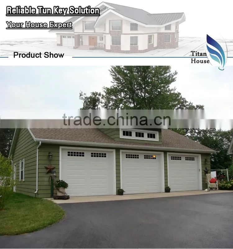 Australia Standard Cold Rolled Steel Structure 3 Car Prefab Garage