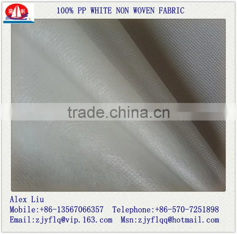 Black and white non-woven fabric made in china factory / pp nonwoven fabric / pp non woven fabric