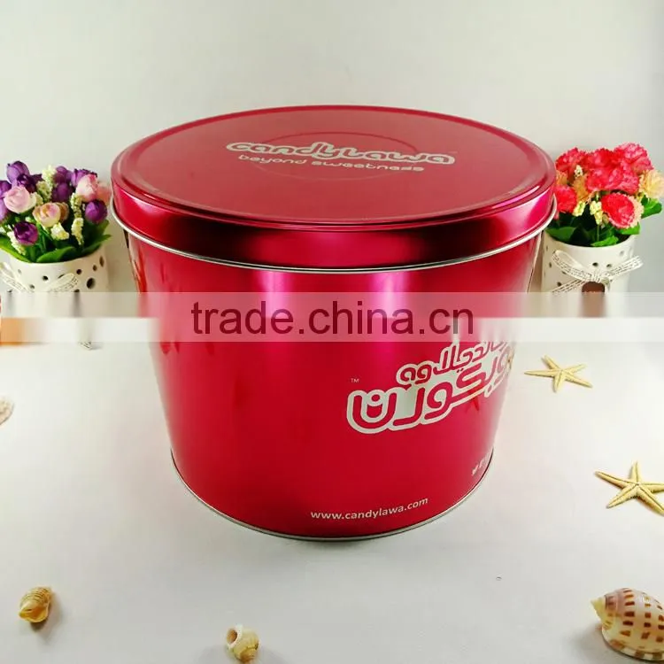 wholesale cheap Ameica popcorn tin cans