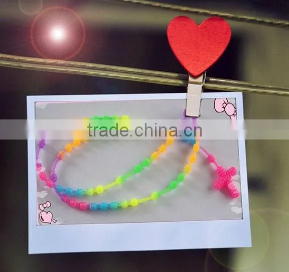 Hot Selling Heart Shaped silicone Bracelet