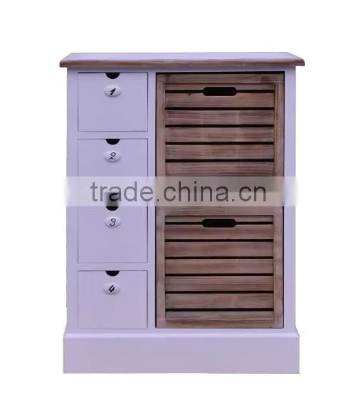 White Modern Wooden Bedroom Furniture Bedside Table Nightstand