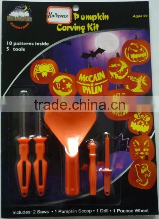 High quality Halloween decoration tool set pumpkin carving kit