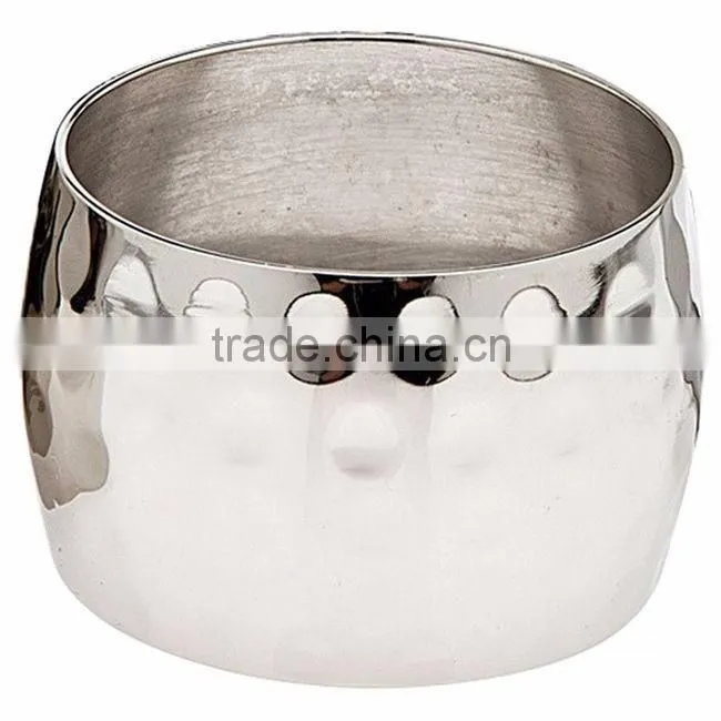brass plated wholesale shiny wedding napkin rings