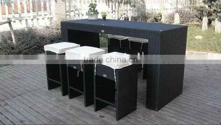 Garden rattan stool