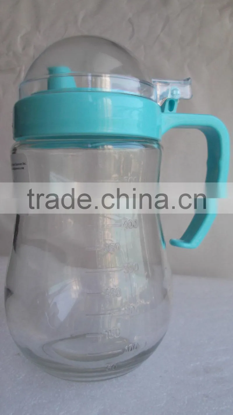 550ml High quality colorful glass pots