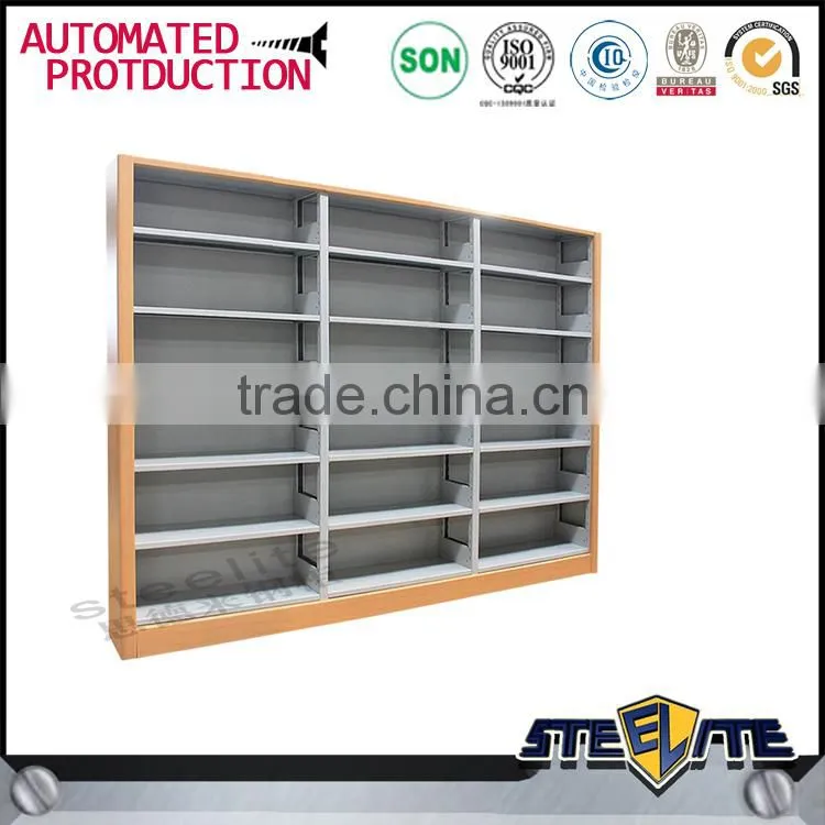 Cheap used school furniture library book shelves racks