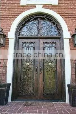 Bisini eyebrow top arch double entry door (BG90102)