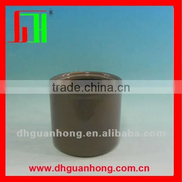 blue round enamel garden pot