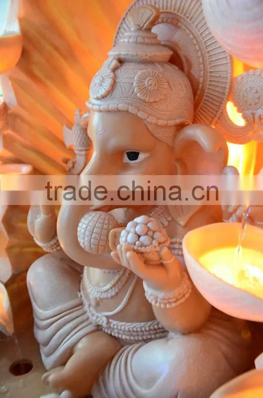 Ganesh water fountain with led light