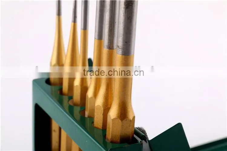 Professional 6pcs golden chisel set with high quality