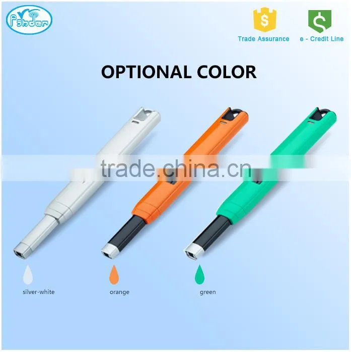 fashion Aliuminum usb charge kitchen lighter