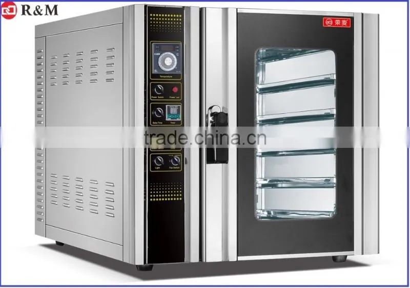 Hot Sale!! New Products Electrical 5 / 8 / 10 Trays Convection Baking Ovens With Steam