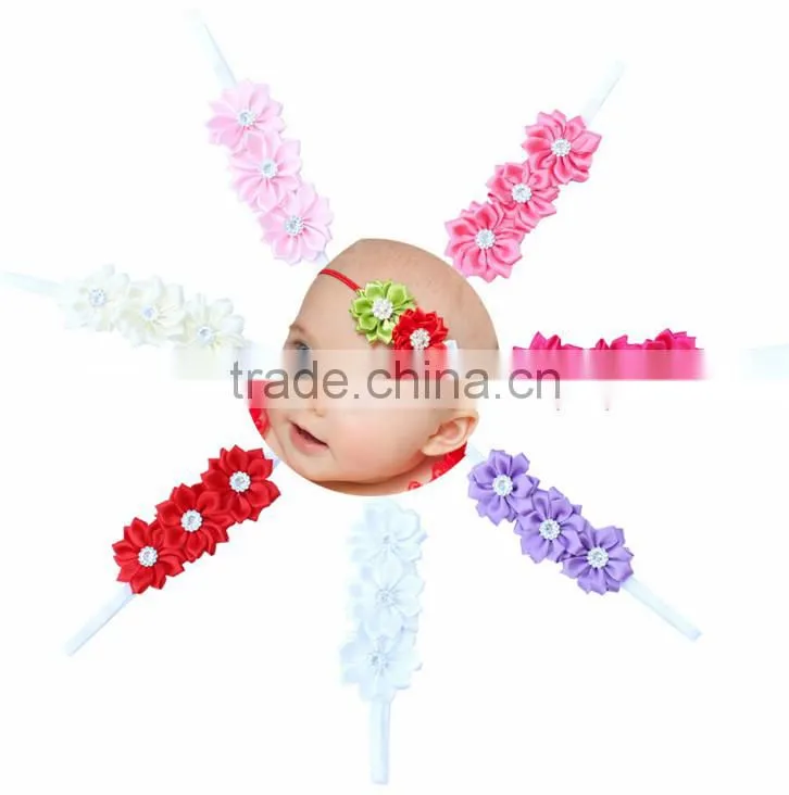 Good Quality Baby Toddler Infant Flower Headband Hair Bow Band Accessories