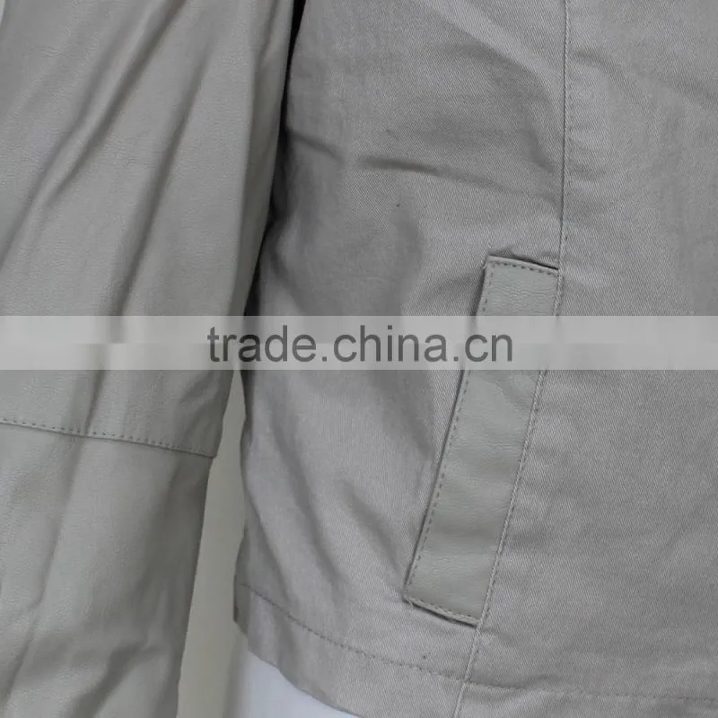 China Clothing Factory Custom Women Moto Leather Jacket
