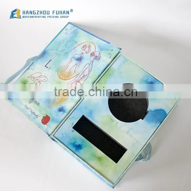 Lovely Book Shape With Ribbon Packing Box
