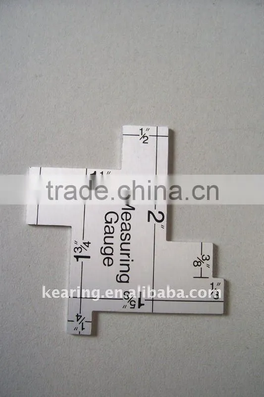 Kearing Transparent flexible plastic Patchwork Quilting Rulers for quilter#5601