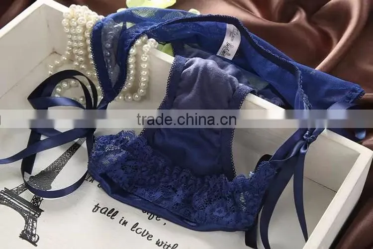 Lace ladies sexy panty and bra sets